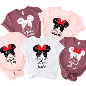 Disney Birthday Shirt, Disney Shirt for Birthday , Disney Birthday Squad, Disney Birthday Matching Shirts, Disneyland Birthday Crew Tees