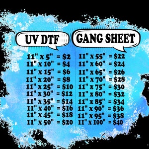 UV Dtf Gang Sheet,Customized UV DTF Stickers,Uv Dtf Craft Supplies,Uv Dtf Transfers Wholesale,Decals, Stickers,Sticker Waterproof,Bulk dtf