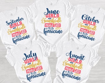 Birthday Month Shirt,January Febraury March April May June July August September October Birthday Shirt,Birthday Girl Tee,Birthday WomenGift