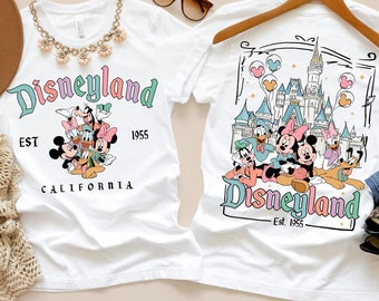 Disneyland California Shirt: Mickey and Friends Family Tee
