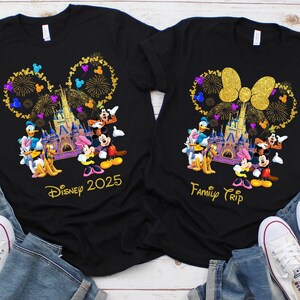 Custom Disney Family 2025 Shirts, 2025 Family Trip Shirts, Disney Family Matching Tshirt, Disney 2025 Shirts, Disney Shirt, Minnie Shirts