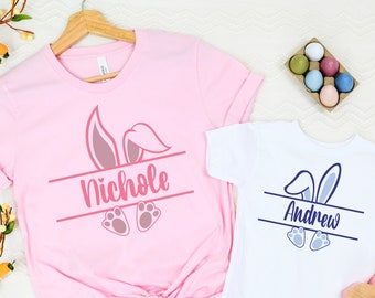 Easter Bunny Custom Shirt, Easter Shirts for Kids, Personalized Easter Bunny Shirt, Easter Bunny T Shirt, Easter Bunny Family Matching Shirt