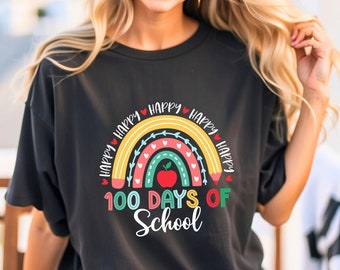 100 Days of School Shirt,Back to School Shirt,100 Day Shirt,Student Shirt,100th Day Shirt, Gift For Teacher,100th Day Of School Celebration