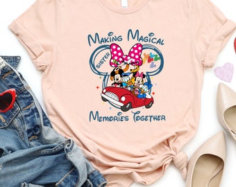 Making Magical Memories Together Disney Family Shirts, Custom Disney 2024 Mickey Minnie Shirt, Disney Family Trip Shirts, Disney Trip Tee
