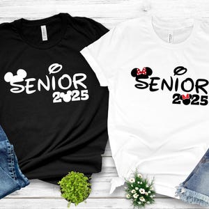 Disney Senior 2025 Shirt,Senior Disneyworld Shirt,Disney Graduate Shirt,Disneyland Graduate Shirt, Grad Disney Tee,Mickey Graduation 2025