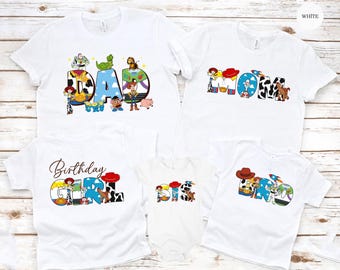 Toy Story Birthday Shirt,Toy Story Birthday Family Shirt,Birthday Girl Tee,Birthday Boy Tee,Disneyland Birthday Party,Custom Birthday Shirt