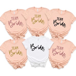 Bachelorette Party Shirts,Team Bride Shirts,Bridal Party Gift,Bride Shirt,Bridesmaid Shirts,Bride Tees,Bridesmaid Proposal Gifts,Wedding Tee