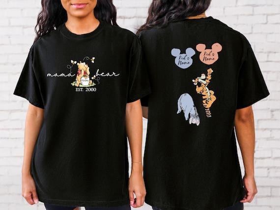 Custom Mothers Day Shirt with Names, Mama Bear Shirt, Custom Mama Kids Shirt, Custom Mama Bear Sweatshirt, Mother's Day Gift, New Mom Gift