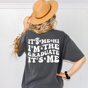 Comfort Colors Graduate Shirt: Personalized Class of 2025 Tee