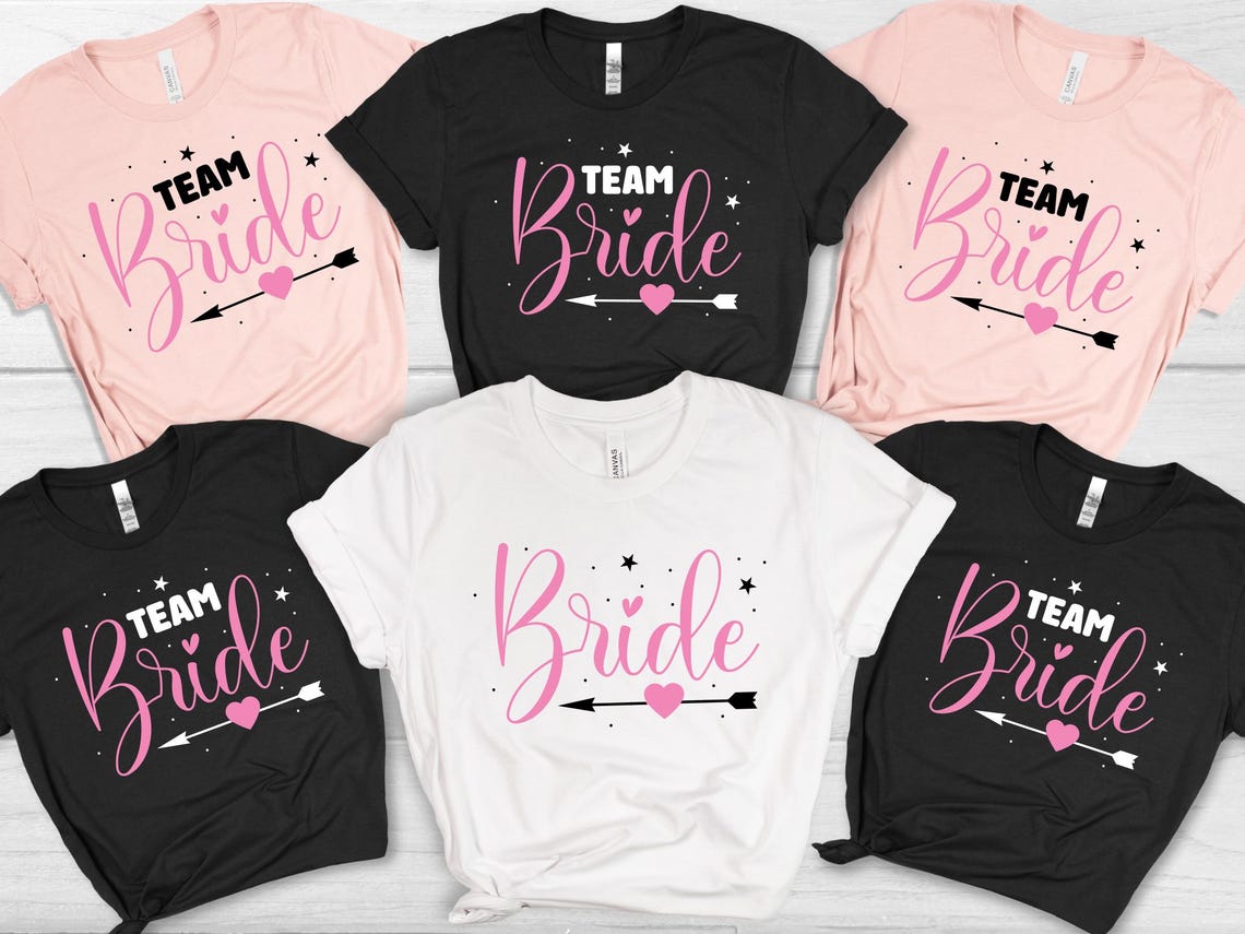 Team Bride Shirts: Bachelorette Party Bridal Party Gift - Etsy