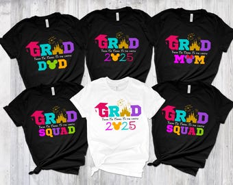 Disney Grad 2025 Shirt,Magic Kingdom Graduate Trip Shirt, Graduation Castle Family Trip Shirt, Class of 2025 Shirt, Disney Family Graduation