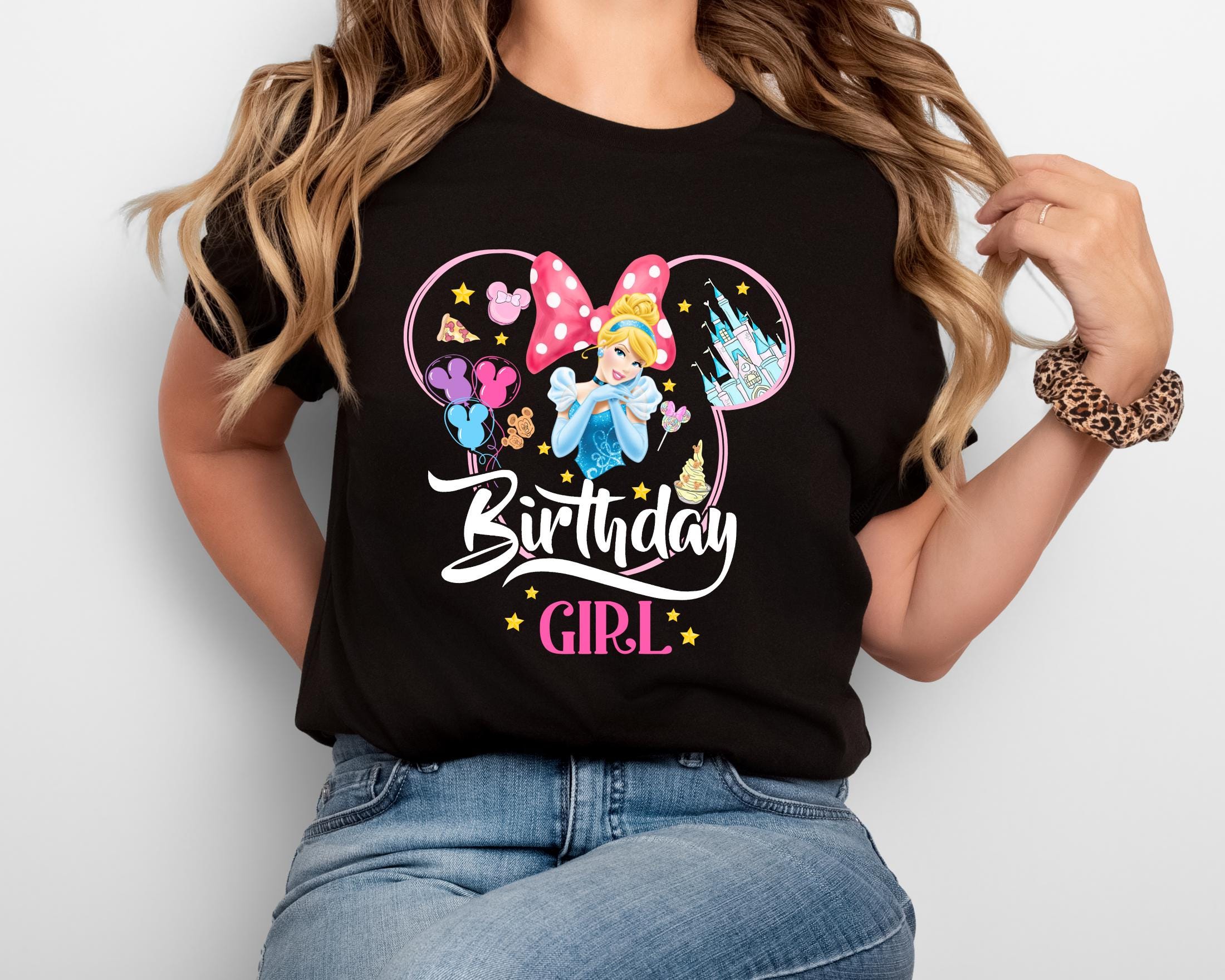 Cinderella Birthday Girl Shirt,Cinderella Birthday Shirt,Cinderella Birthday Crew Shirt,Disney Birthday Squad T-shirt,Disney Birthday Shirt