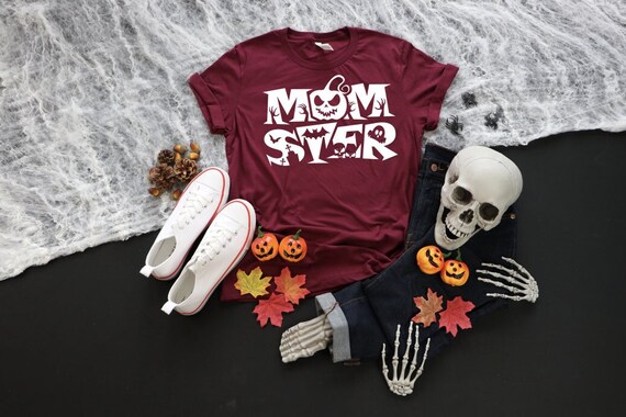 Momster Shirt, Mom Halloween Shirt, Funny Halloween Shirt, Funny Mom Shirt, Momster Sweatshirt, Mom Shirt, Halloween Shirt, Mom Spooky Vibes