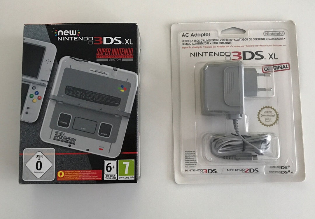 New Nintendo 3DS XL SNES Edition Game Console New Etsy