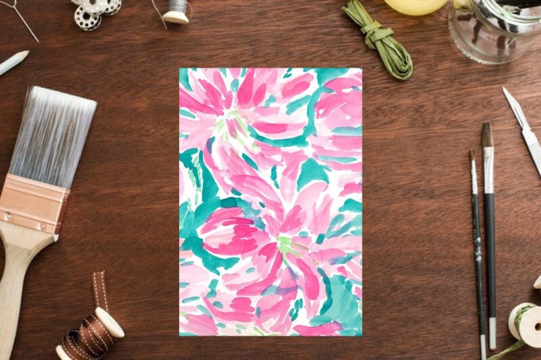 Polymer Clay Transfer Paper, Lilly Inspired Clay Transfer Paper, Lilly