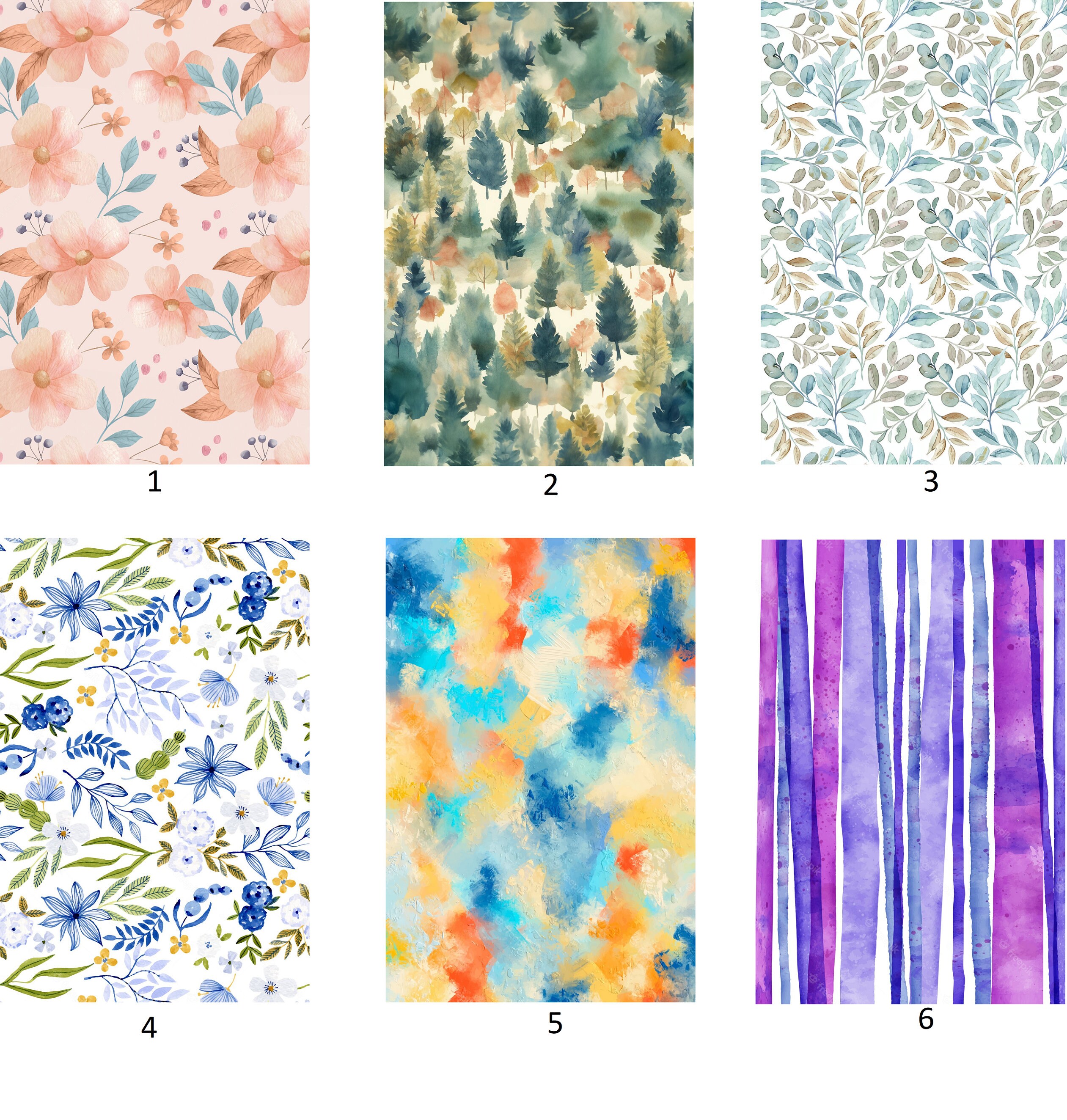 Polymer Clay Transfer Paper, Clay Transfer Paper, Watercolor Summer