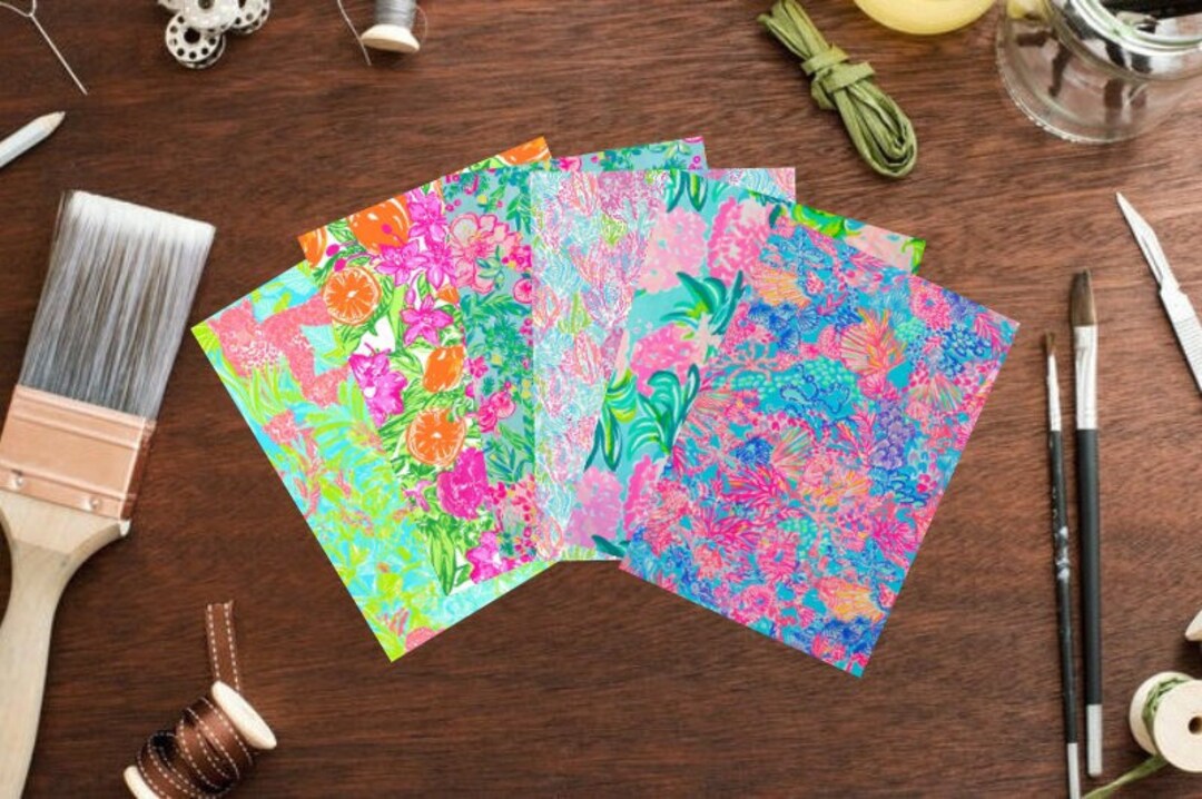 Polymer Clay Transfer Paper, Lilly Inspired Clay Transfer Paper, Lilly
