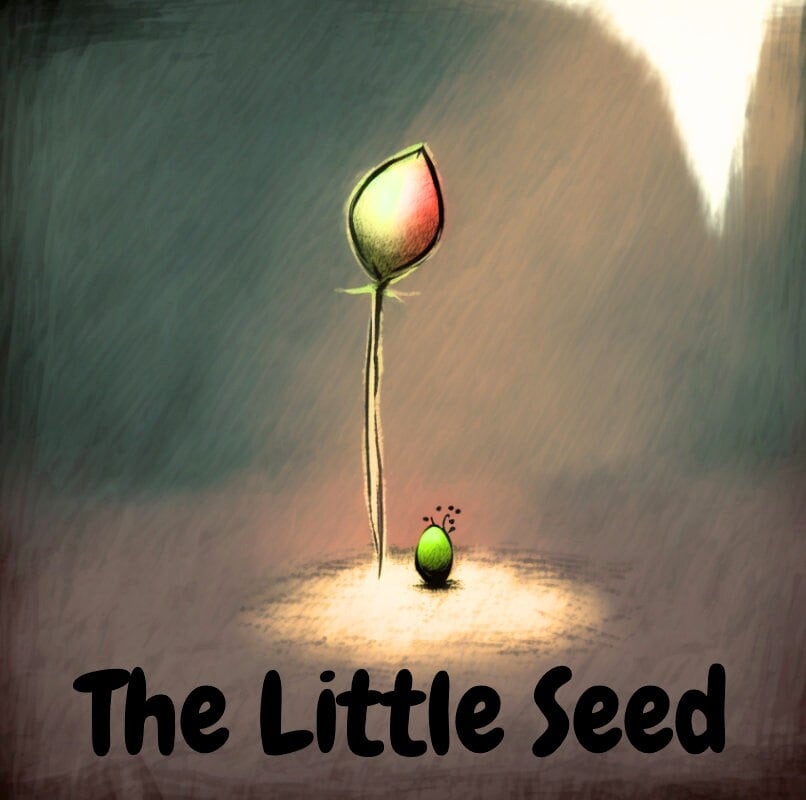 The Little Seed - A Captivating Tale of Growth and Wonder - Etsy