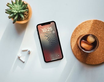 Abstract iPhone Wallpaper, Digital Download, High Resolution, Android Wallpaper, Lock Screen, iOS Wallpaper