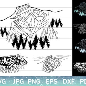 Schweitzer Mountain Ski Runs SVG, Schweitzer Sandpoint Idaho Clip Art PNG, Ski Mountain SVG, Ski Slopes Trail Map Graphics