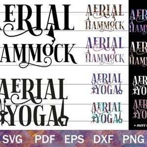 Luftbild Hängematte SVG Bundle, Luftbild Yoga SVG, Luftbild Shirt Design digitale Dateien, Luftbilder PNG, Luftbild ClipArt, Luft Yoga Logo