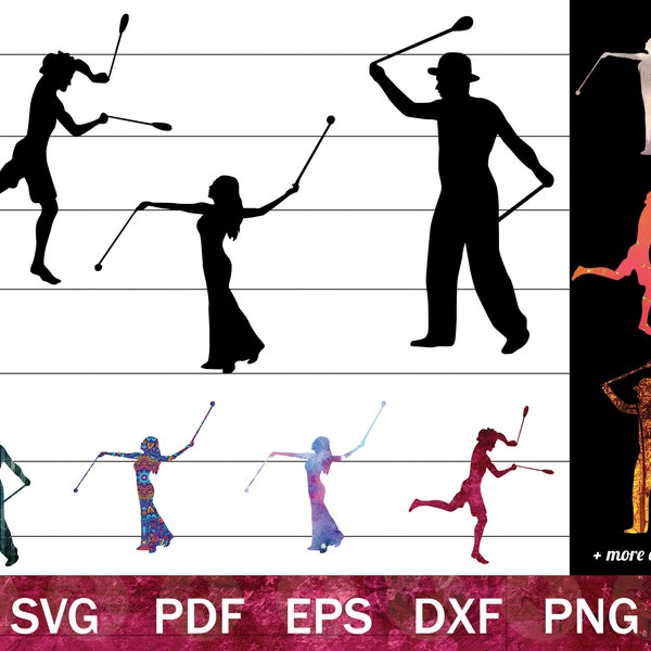 Poi SVG Bundle, Flow Arts SVG, Circus Shirt Design Digital Files, Dance Poi PNG, Flow Arts Clip Art, Poi Clip Art, Poi Dancer svg