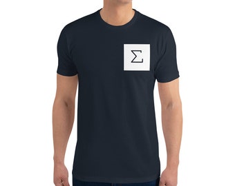 Math T-shirt Sigma Black