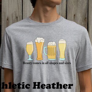 Men&#39;s or Women&#39;s Tee, Beauty Comes In All Shapes And Sizes Shirt, Father&#39;s Day Gift, Cute Fun Easy Gift, Men&#39;s Birthday, Dating Dad Shirt