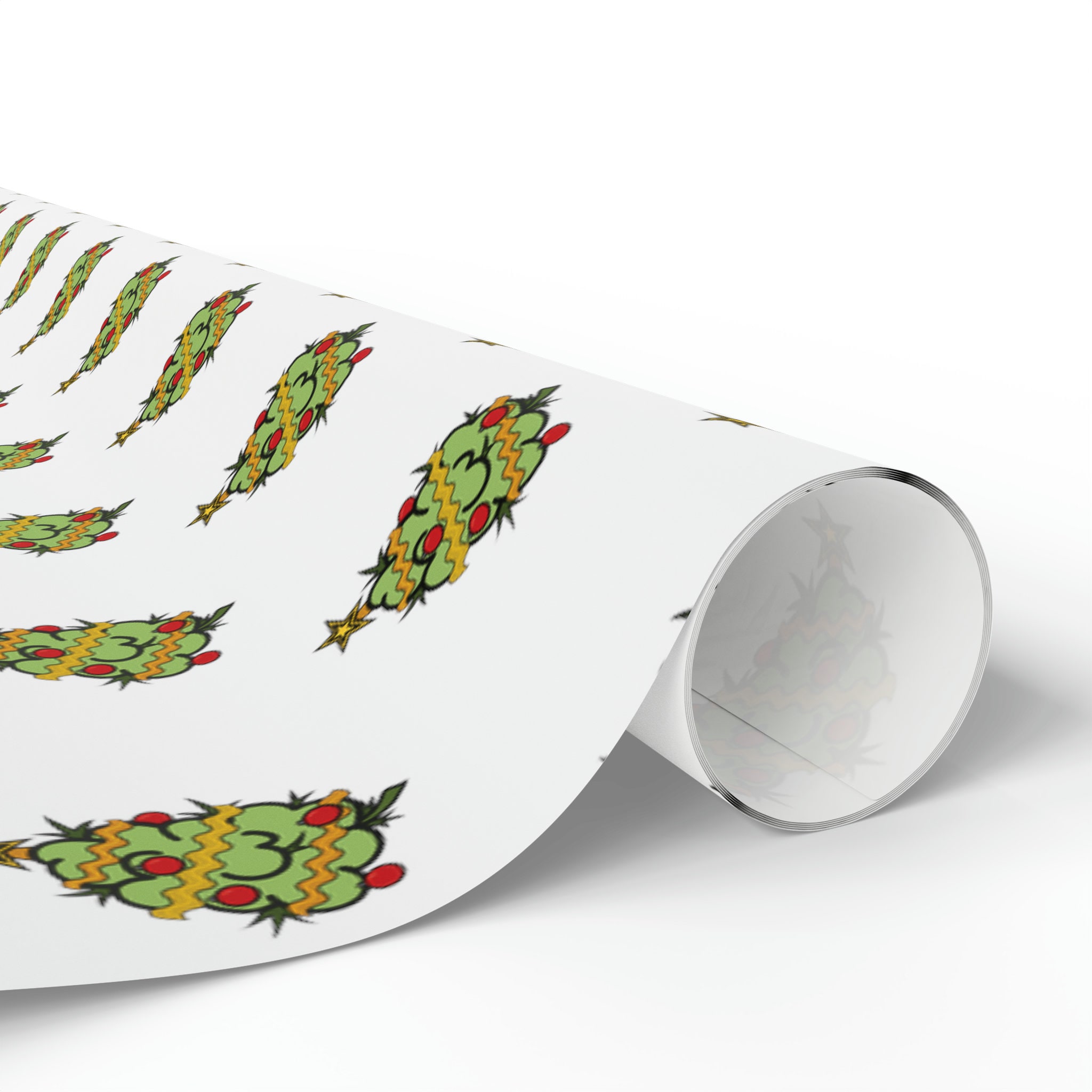 Cute Fun Stoner Gift Wrapping Paper Perfect for Christmas Xmas Wrapping