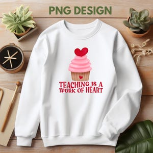Valentine&#39;s Day Teacher PNG |  PNG Design | Valentine&#39;s Gifts | Fun Valentines Design | Digital PNG File | Teacher Gift
