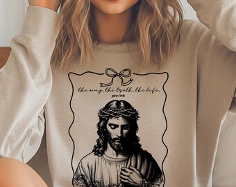 Jesus Quote SVG: Floral Bible Verse, Faith Design (Digital Download PNG File)