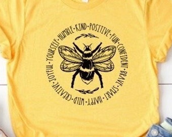 Bee Something Shirt, Graphic Tee, Be Kind, Inspirational Tshirt, Gifts for Teachers, Teacher Shirts, Plus Size Tshirts, 2XL 3XL 4XL 5XL 6XL