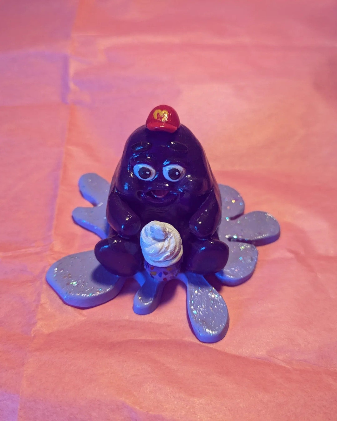 Grimace Birthday Desk Buddy Etsy