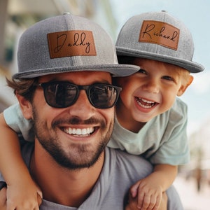Personalized Infant Hat Custom Toddler Hat Hat for Dad and Son