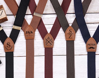 Personalisierte Hosenträger,Benutzerdefinierte Leder Hosenträger,Hosenträger für Männer,Trauzeugen Hosenträger,Trauzeuge Geschenk,Hochzeit Hosenträger,rustikale Hosenträger