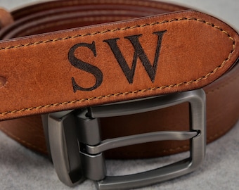 Benutzerdefinierte handgemachte Gürtel, echte Ledergürtel, Vatertagsgeschenk, Jubiläum Geschenk, Ledergürtel mit Gravur, Groomsmen Geschenk, Geschenk für Freund
