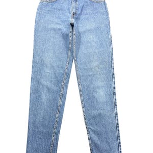 Size 28x33 Vintage 90s Levis 550 Relaxed Fit Tapered Faded Blue Jeans Mid Waisted Denim Mom Jeans 505 550 Boyfriend Jeans 550 Faded Blue W28