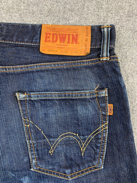 Size 34x31 Vintage Edwin Selvedge Japanese Brand … - image 9