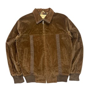 Vintage 90s Japanese Brand Velvet Bomber Shadow Plaid Tartan Varsity Jacket Letterman Baseball Jumper School Jacket Sports Varsity Large