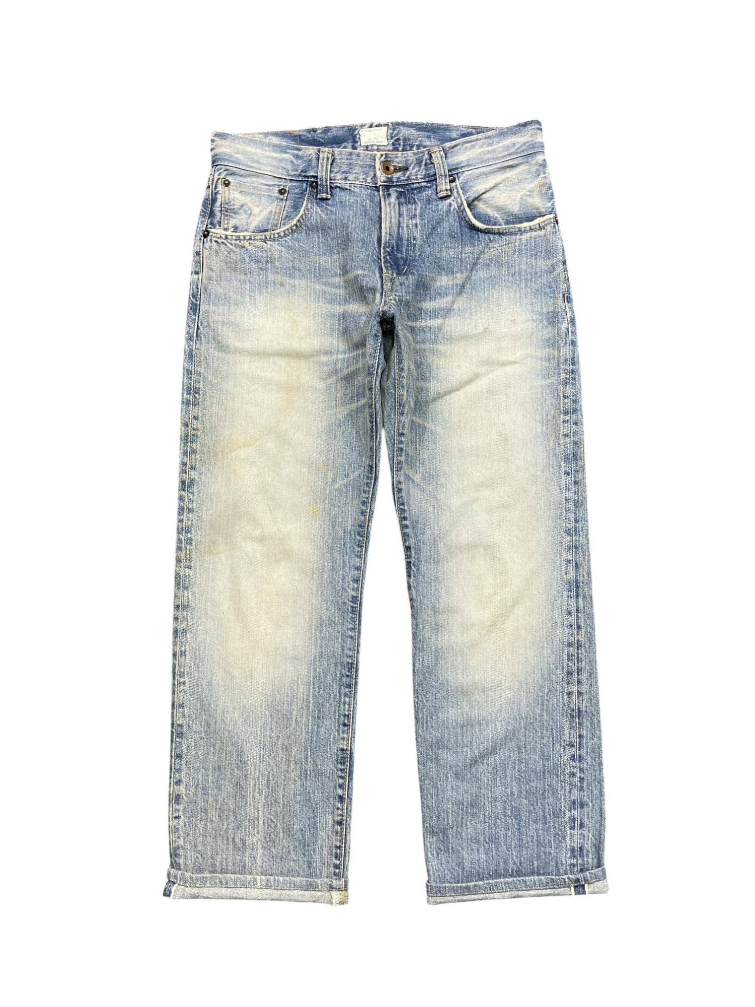 Size 33x29.5 Vintage Japanese Brand Edwin 505zx Selvedge