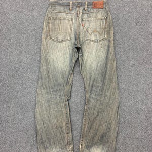 Vintage Edwin E-Function Jeans E2000 Japanese Brand Denim Blue Crosshatch Style (W32xL29) image 4