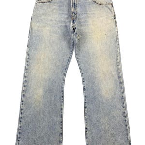 Size 35x30 Vintage 2000s Levis 517 Hippie Flared Bootcut Jeans Mid Waisted Denim Mom Men Jeans Jeans 517 Flared Levis Bootcut Light Wash W35