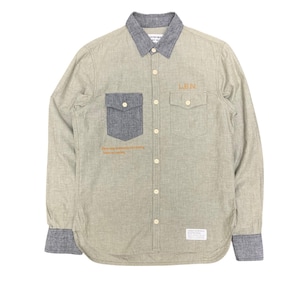 Vintage Japanese Brand Luker By Neighborhood Long Sleeve Shirt Luker Department Contract Authentic Garment Supply Neighborhood Size Small