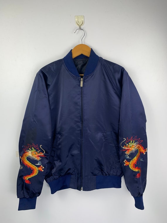 Vintage 2000s Far East Tour Japan Sukajan Souvenir Jacket Medium 