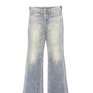 Vintage 90s Levi's 504 Jeans, Sun Faded Light Wash Denim (w29x37