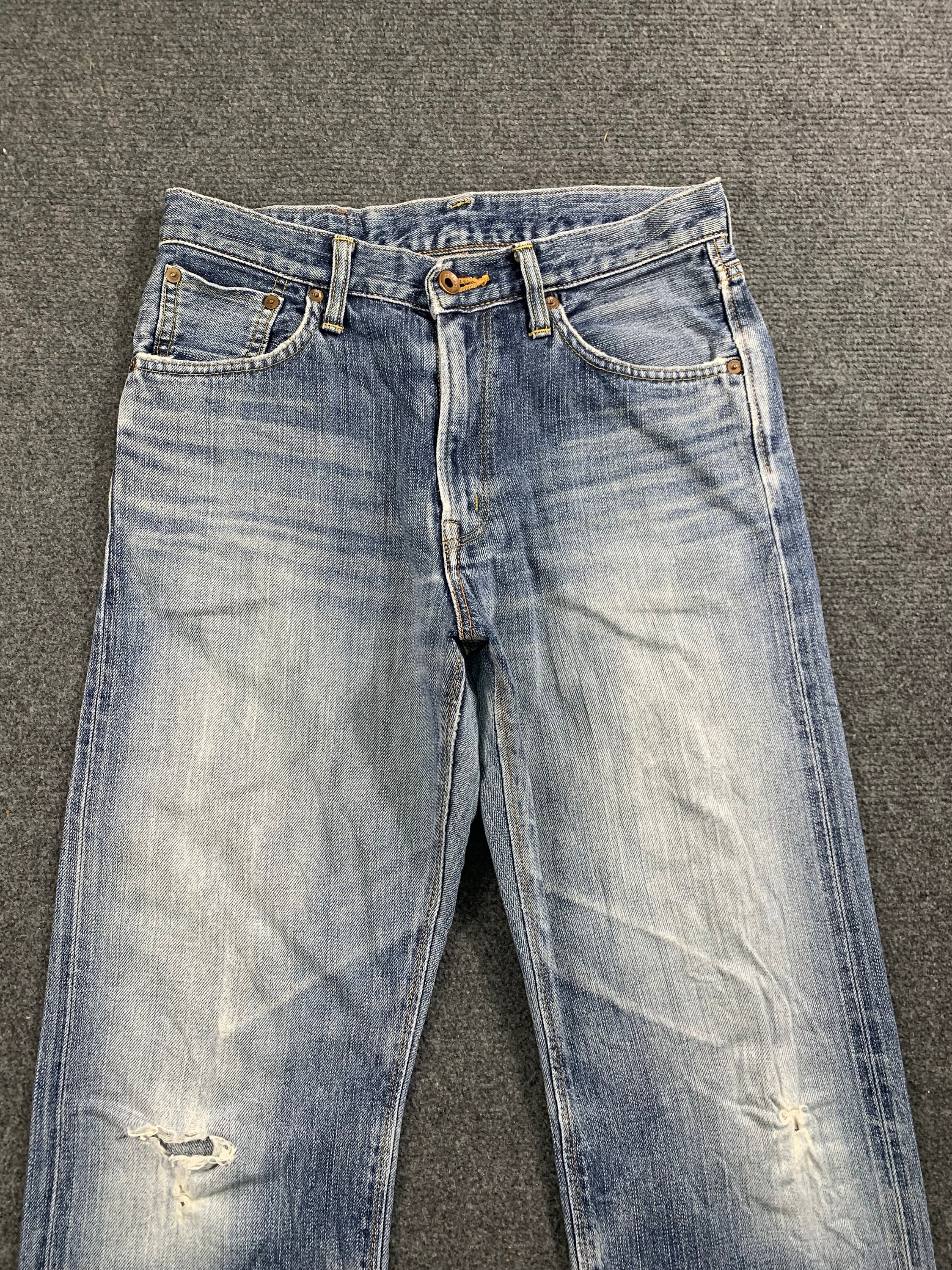 Size 30x29 Vintage Edwin 505zx Selvedge Japanese Brand Sun