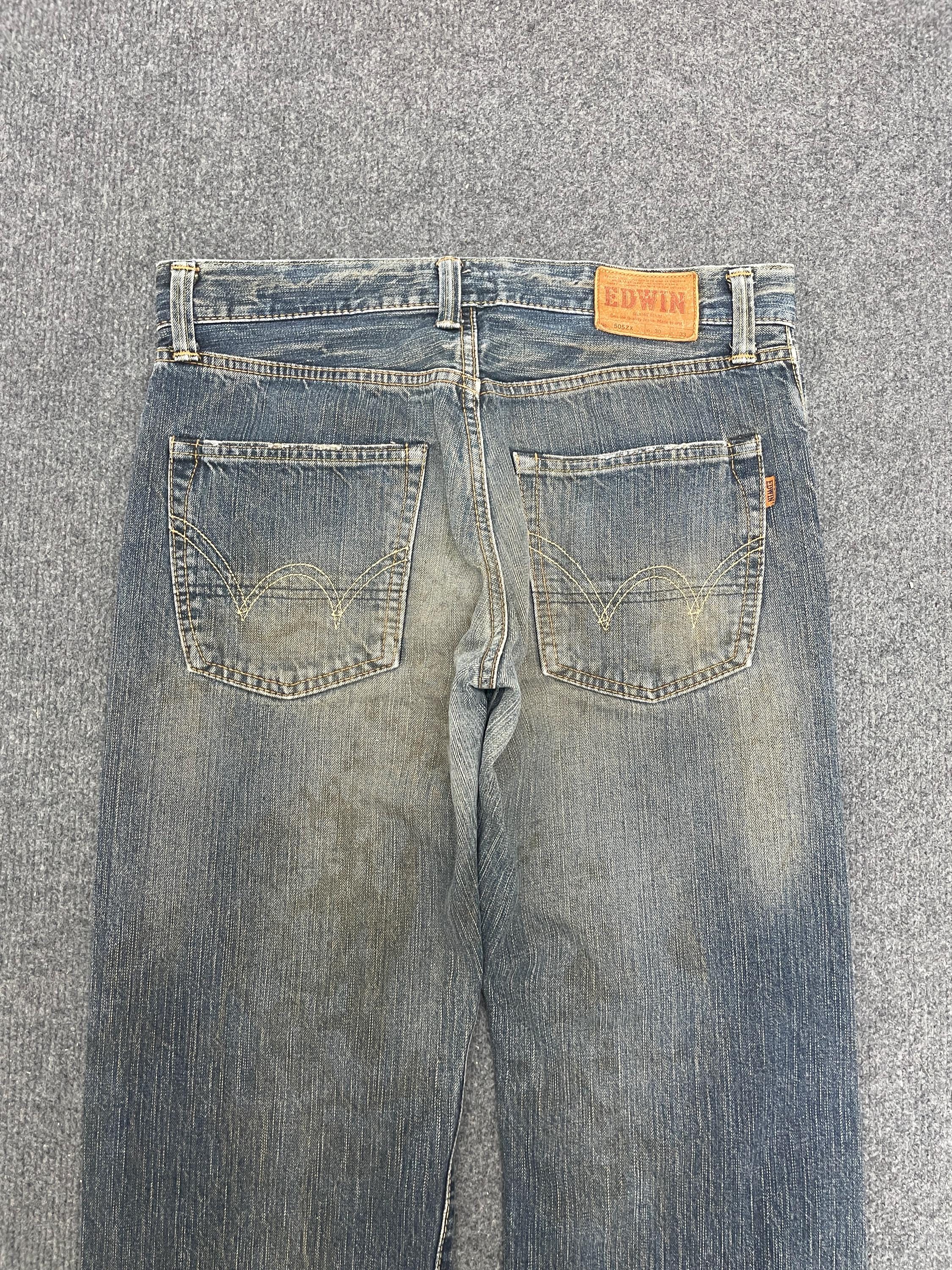 Size 32x32 Vintage 2000s Edwin 505zx Selvedge Redline