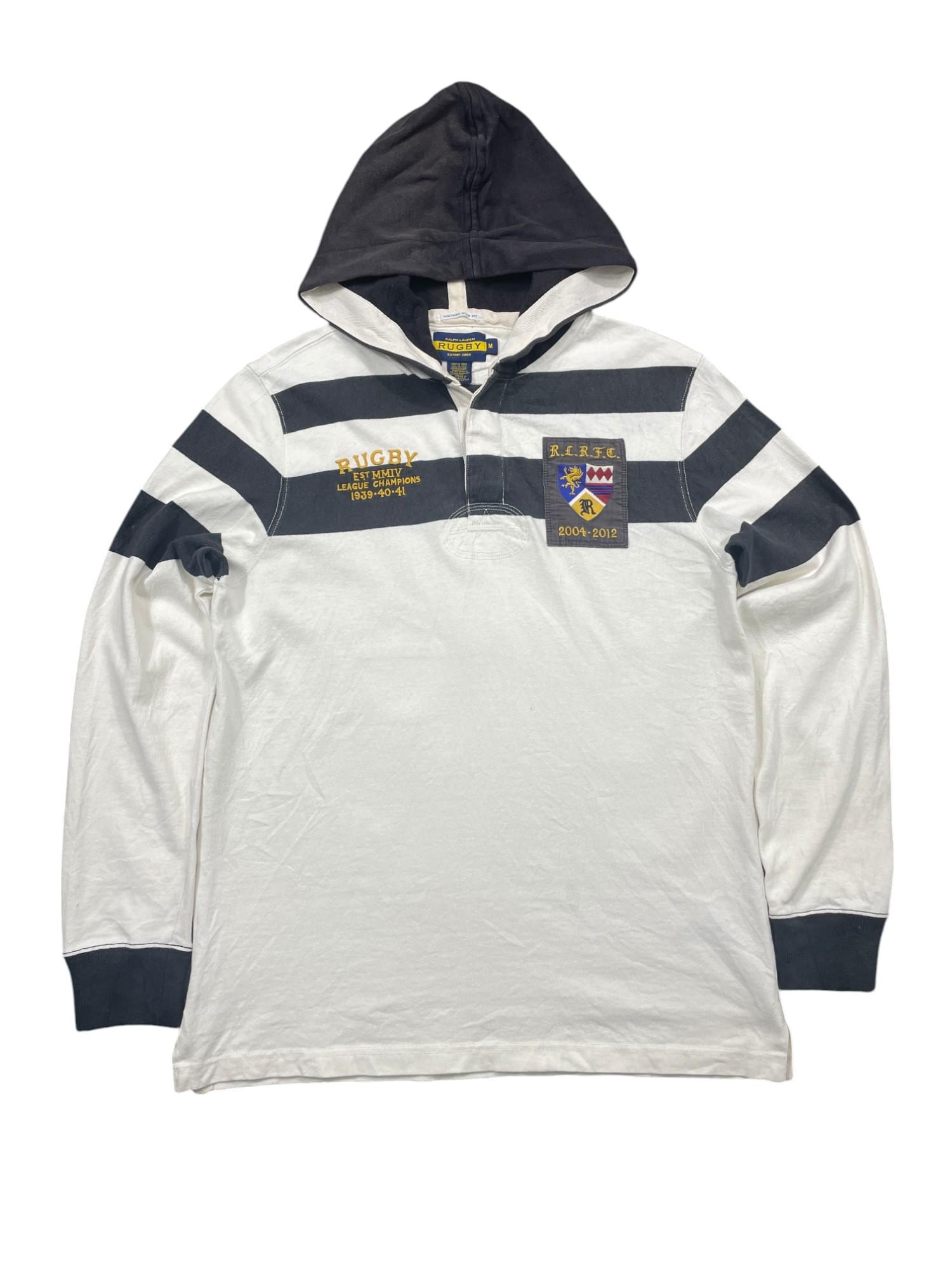 Polo Ralph Lauren Patchwork Rugby Hoodie Ralph Lauren Mens Rugby
