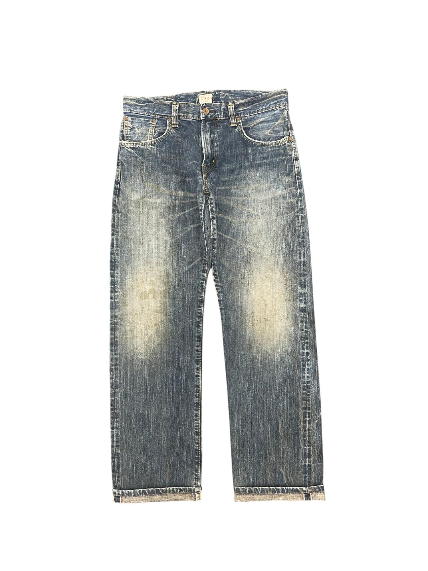 EDWIN レデイースヴィンテージジーンズ Size 32x32 Vintage 2000s Edwin 505zx Selvedge Redline