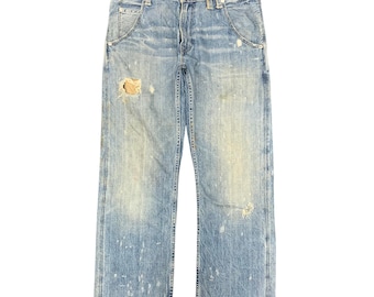 Vaqueros Levi's 514 vintage de los años 2000, denim descolorido (ancho 32 largo 30)